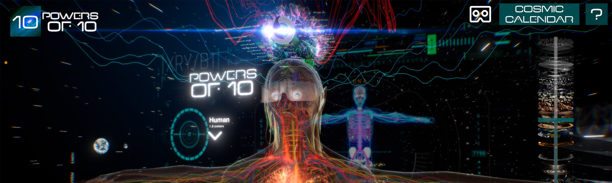 Powers of 10 : Universe Simulation