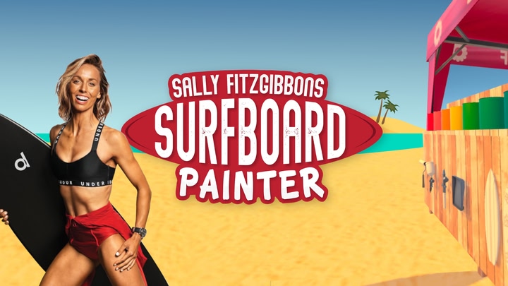 Sally Fitzgibbons Surfboard Painter