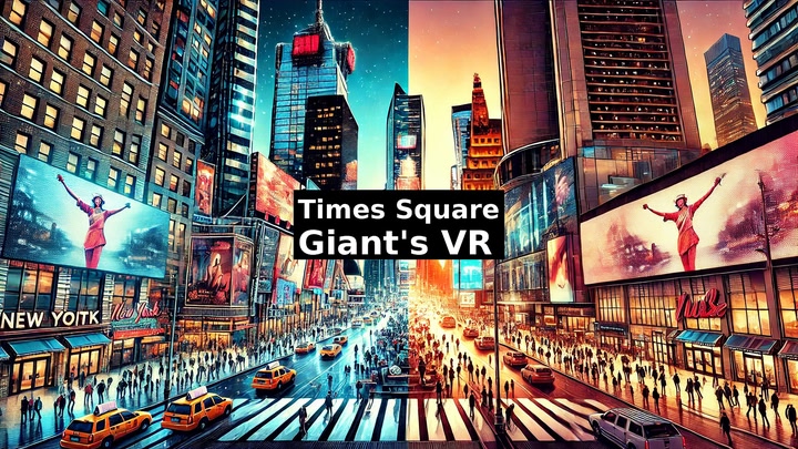 NYC Times Square VR Travel Giant’s View