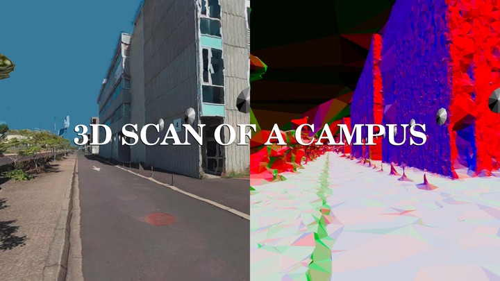 3D scan of a campus