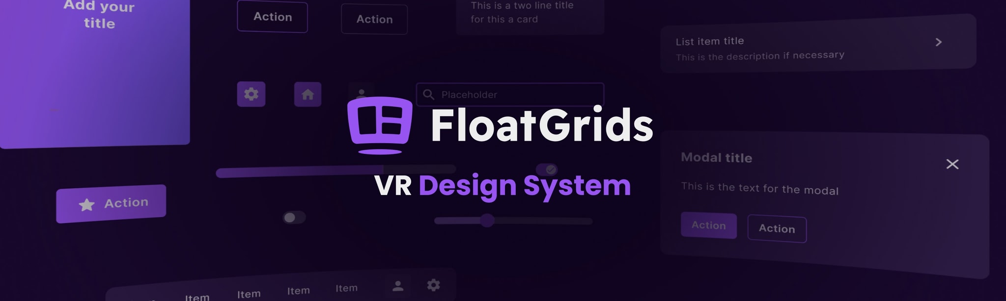 FloatGrids VR Design System