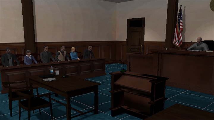 JUST Legal VR Courtroom Experience