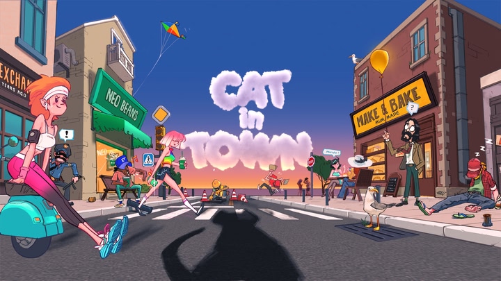 Cat in Town