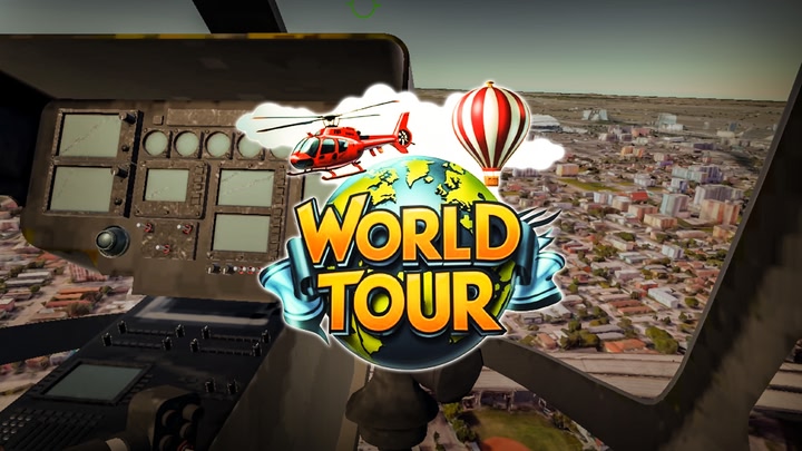 World Tour - Flying on Real 3D Maps