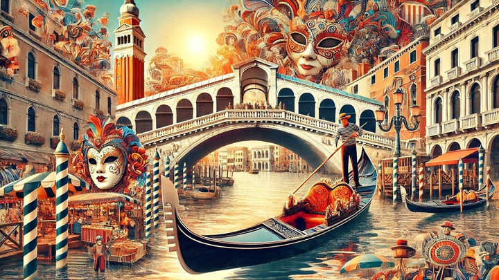 VR Travel Venice Gondola Rialto