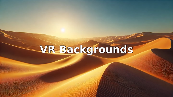 Sand Dunes Desert - VR Backgrounds