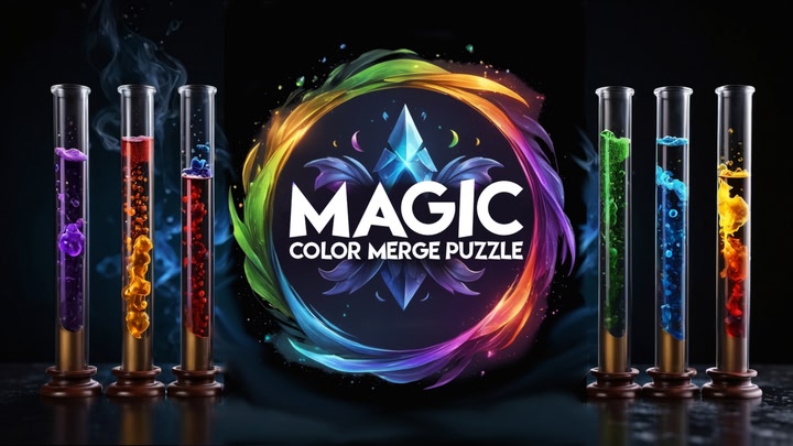 Magic Color Merge Puzzle