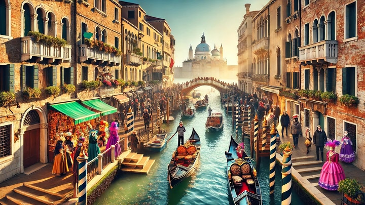 VR Travel Venice Carnival Cannaregio