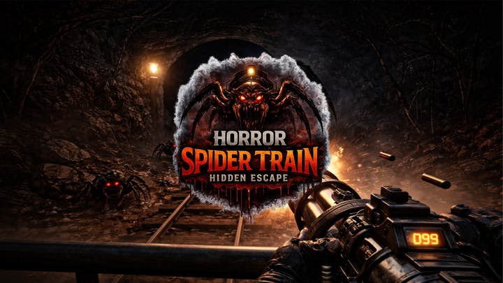 Horror Spider Train : Hidden Escape