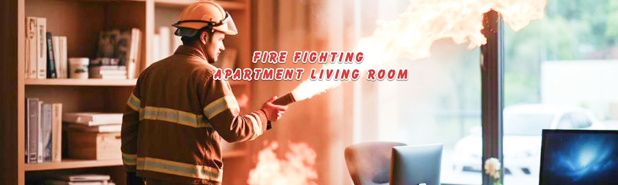 Fire Fighting: Apartment Living Room