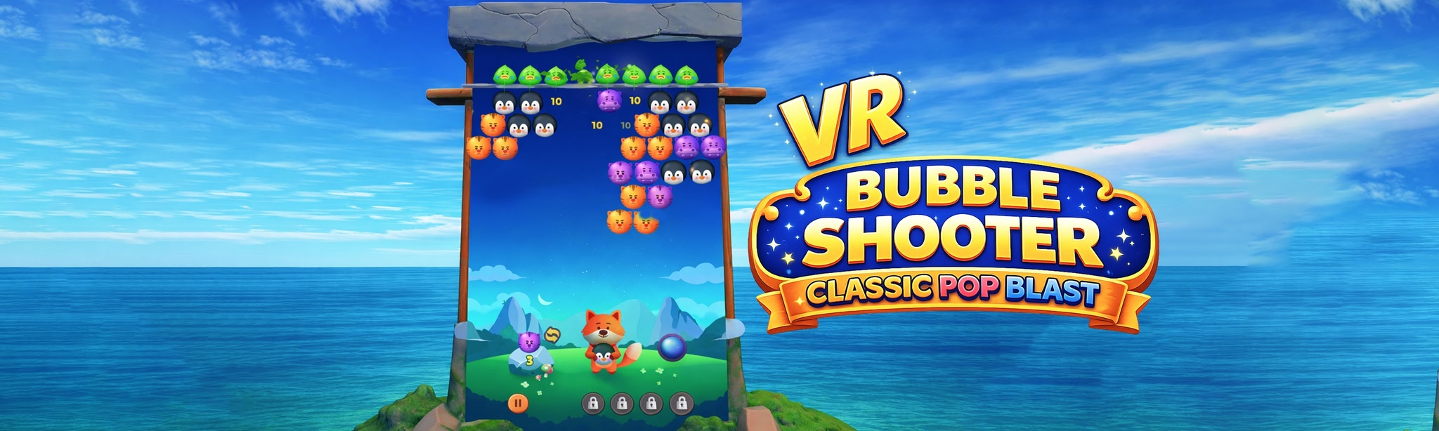 VR Bubble Shooter - Classic Pop Blast