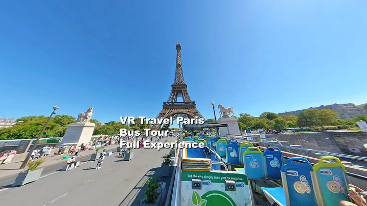 VR Travel Paris Bus Tour Full Experience