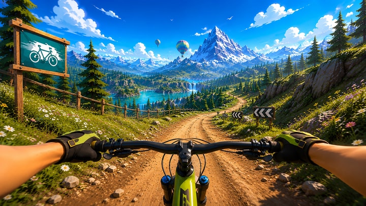 Cycle X: Bicycle Game Simulator