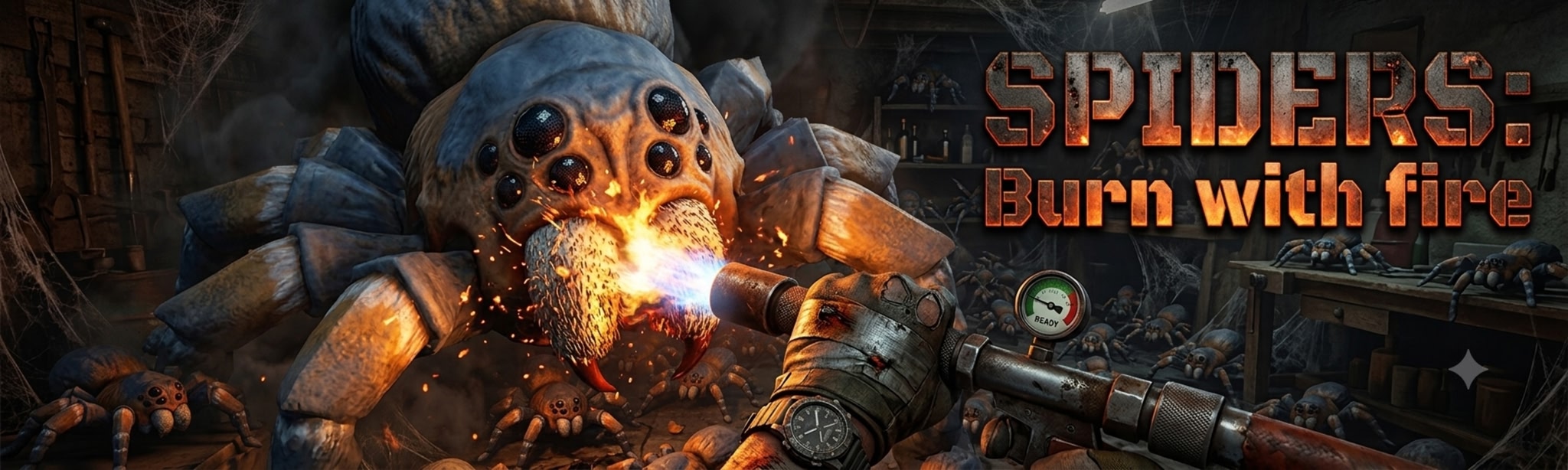 Spiders: Burn with fire