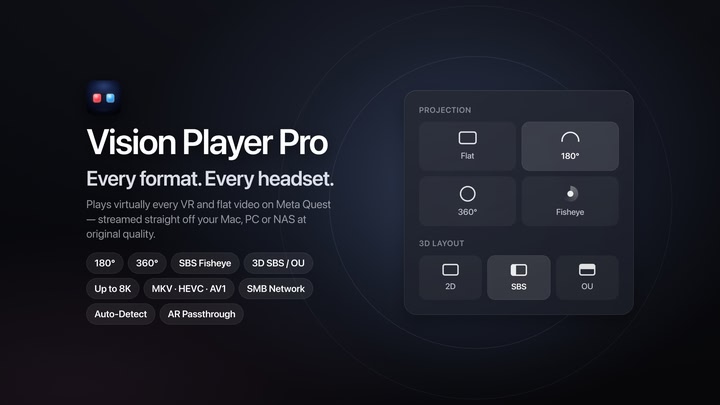 Vision Player Pro: VR Video Player
