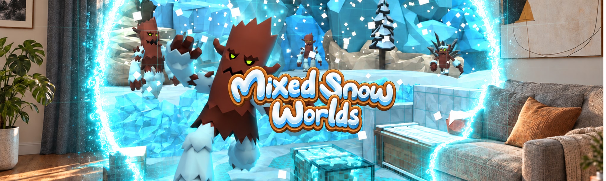 Mixed Snow Worlds