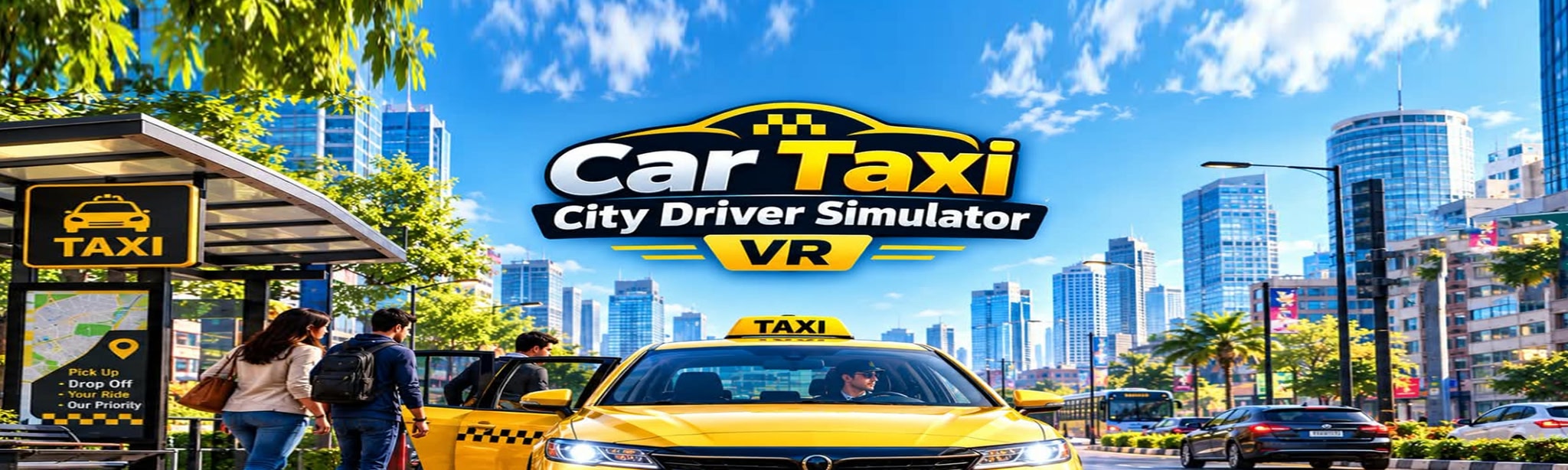 Car Taxi City Driver Simulator VR