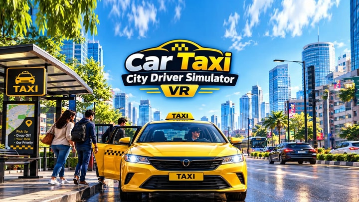 Car Taxi City Driver Simulator VR