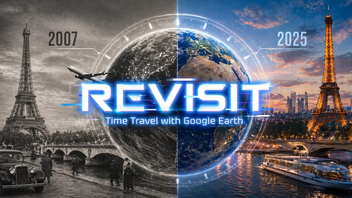 Revisit: Time Travel with Google Earth