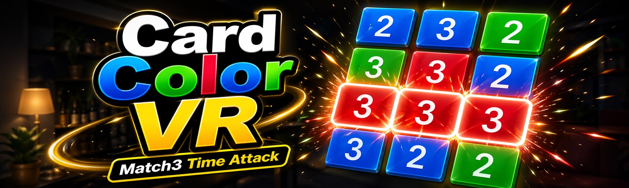 Card Color VR: Match3 Time Attack