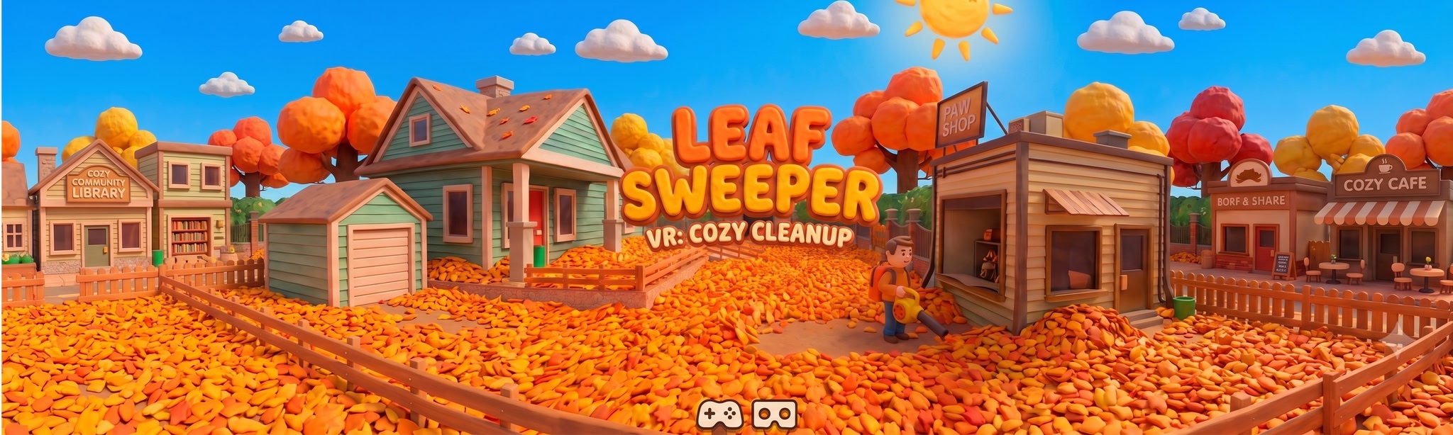 Leaf Sweeper VR: Cozy Cleanup