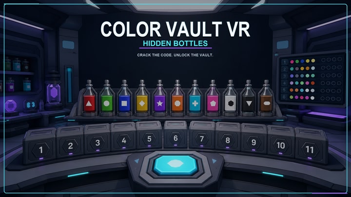 Color Vault VR: Hidden Bottles