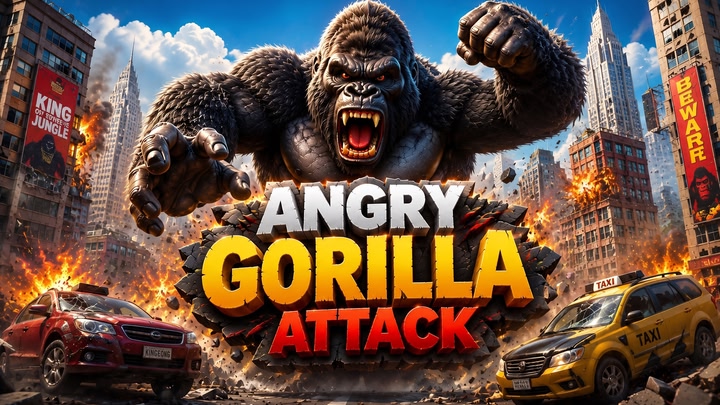 Angry Gorilla Attack VR Jungle Escape