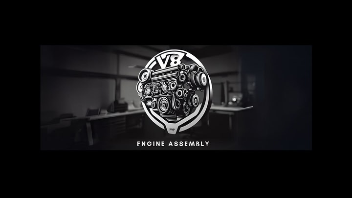 V8 Engine Simulation