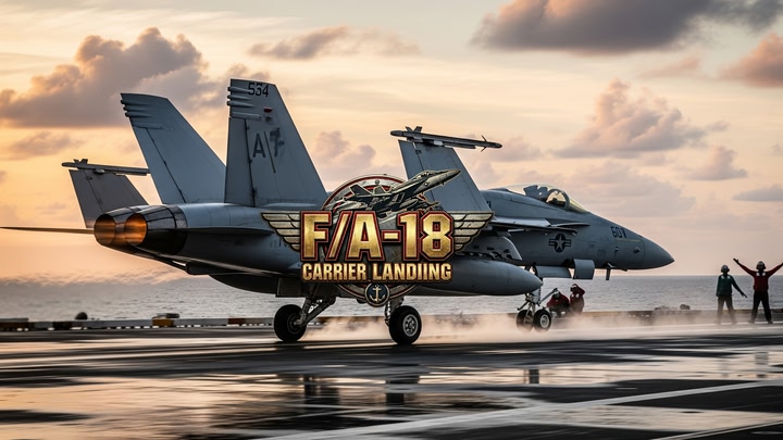F/A-18 Carrier Landing Simulator