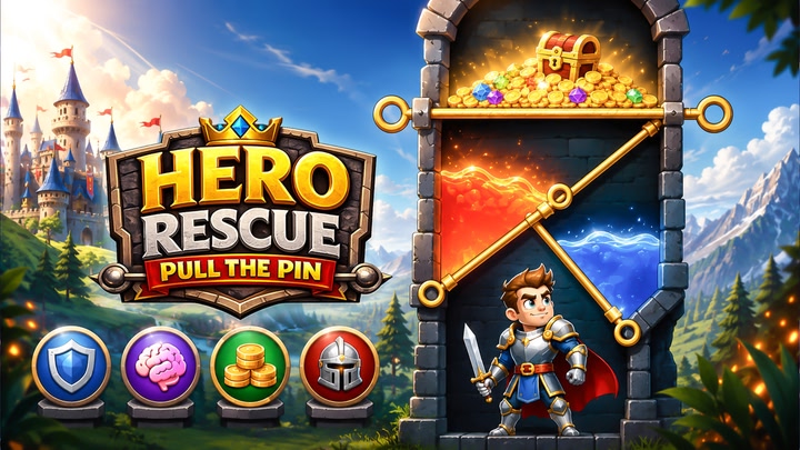 Hero Rescue: Pull The Pin