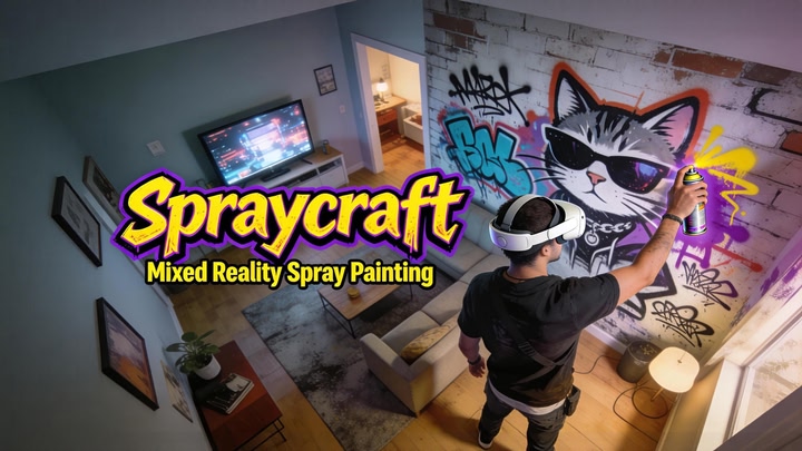 Spraycraft: Mixed Reality Spray Painting