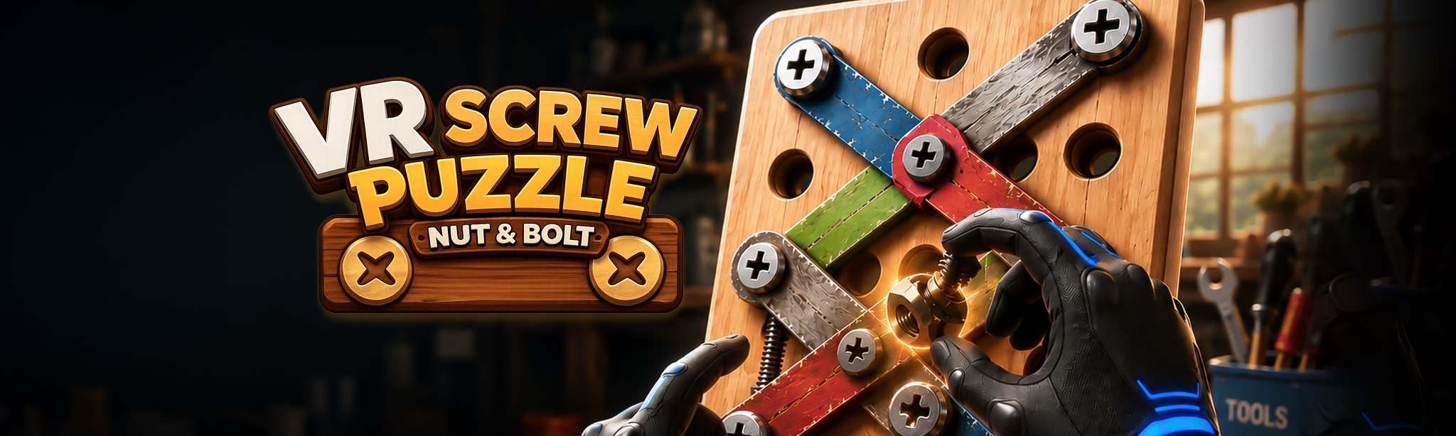 VR Screw Puzzle: Nut & Bolt