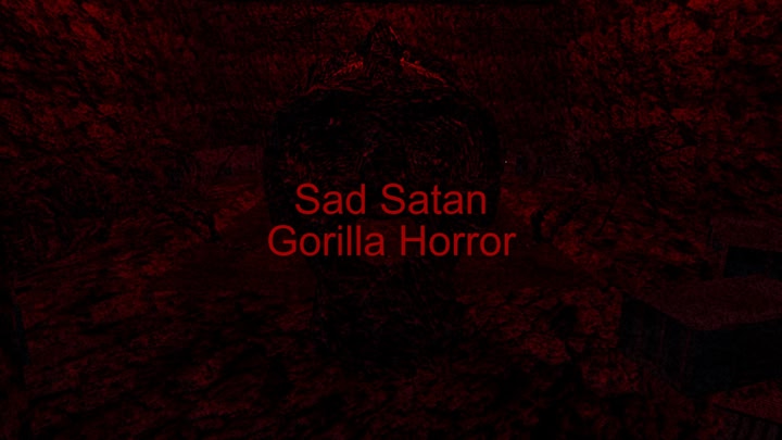Sad Satan Gorilla Horror