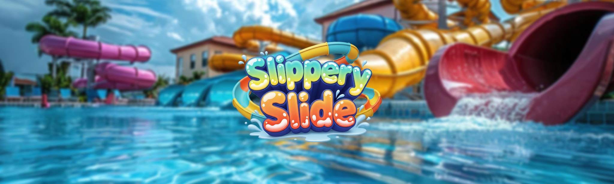 Slippery Slide - Water Park Adventure
