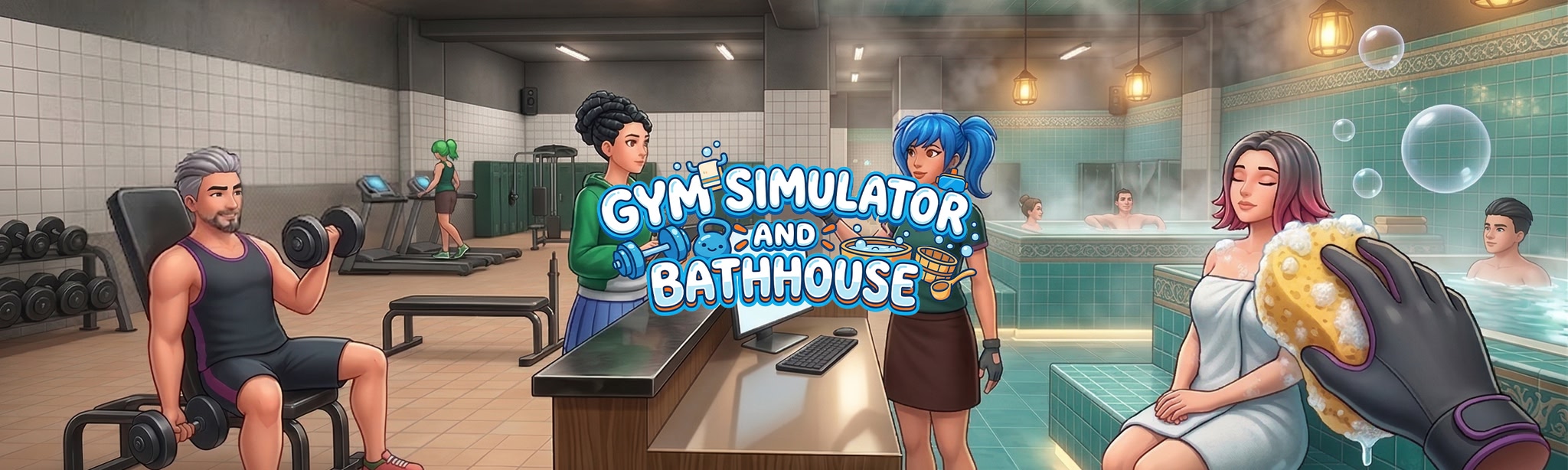 Gym Simulator and Bathhouse