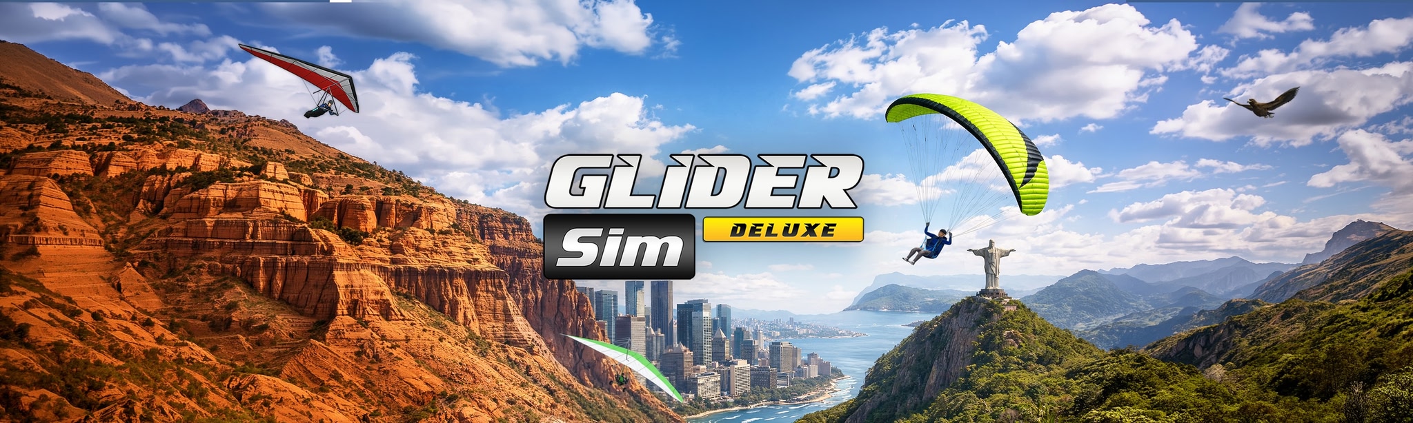 Glider Sim Deluxe – Soaring / Flight Simulator (Powered By Google Earth)