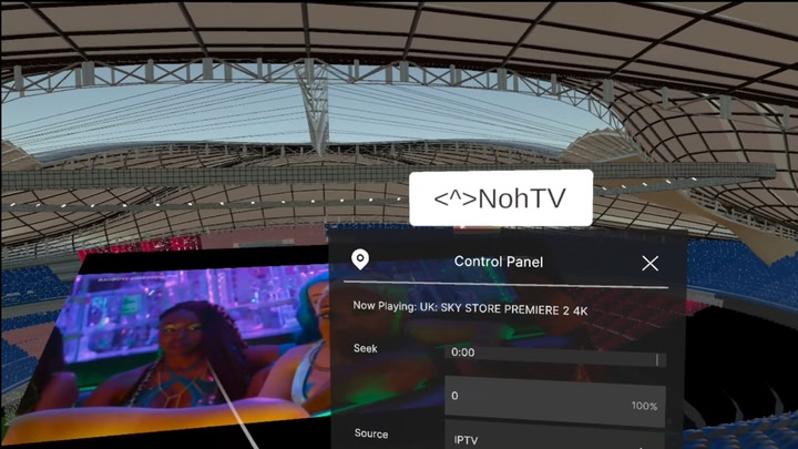 NohTV VR IPTV Player
