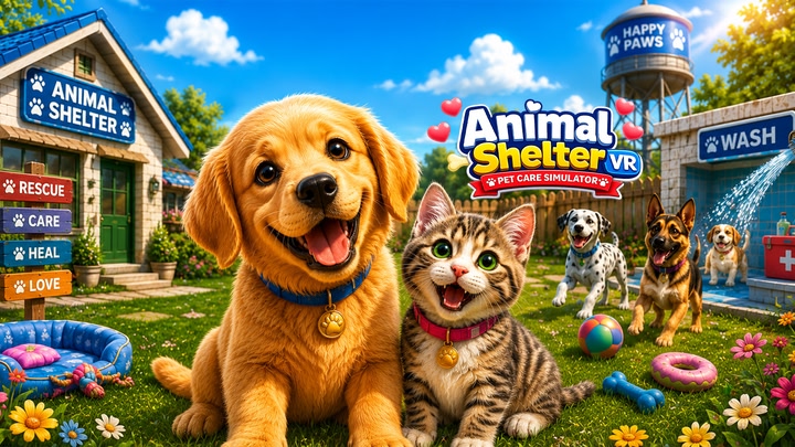 Animal Shelter VR: Pet Care Simulator