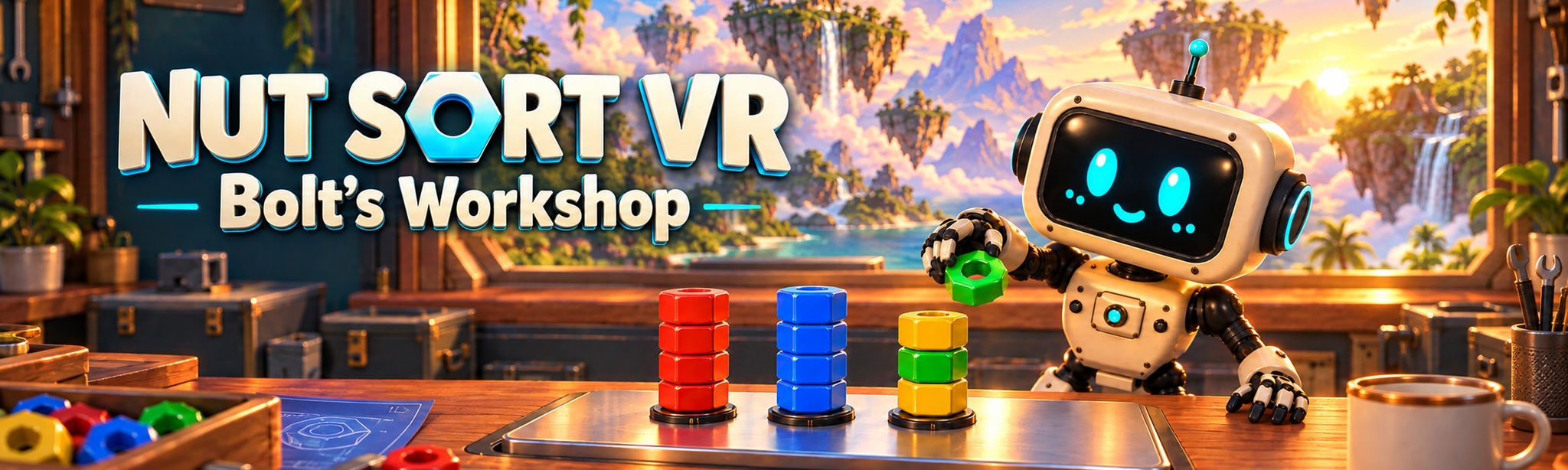 Nut Sort VR: Bolt’s Workshop