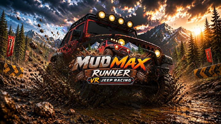 Mud Max Runner - VR Jeep Racing Game