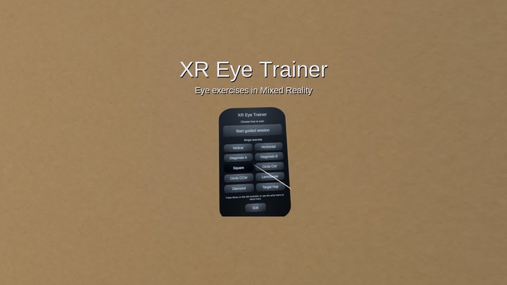 XR Eye Trainer