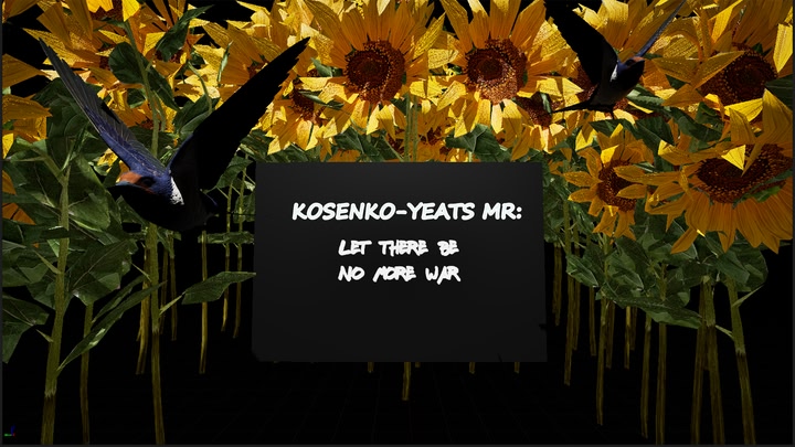 Kosenko-Yeats MR: Let there be no more war