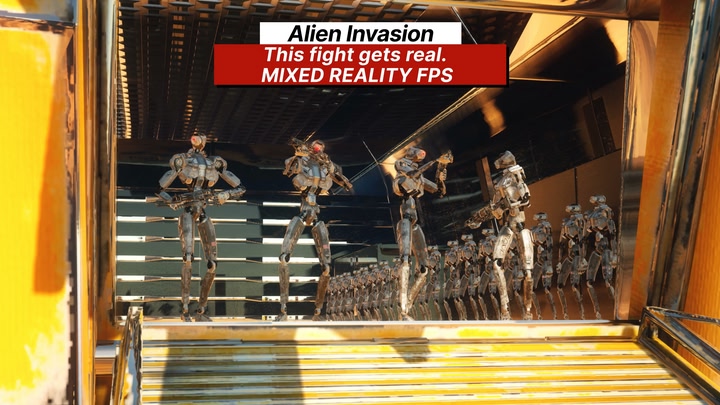Alien Invasion Mixed Reality FPS