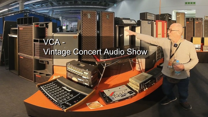 VCA Vintage Concert Audio Show - Old Concert Equipment Exhibition